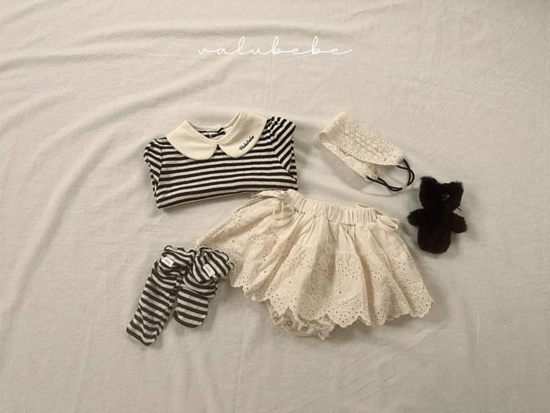 Valu Bebe - Korean Baby Fashion - #babyootd - Bebe Lace Skirt Bloomer - 3