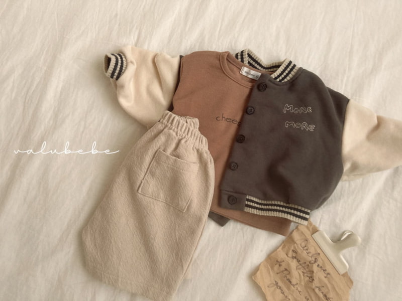 Valu Bebe - Korean Baby Fashion - #babyoutfit - More Baseball Jumper - 7