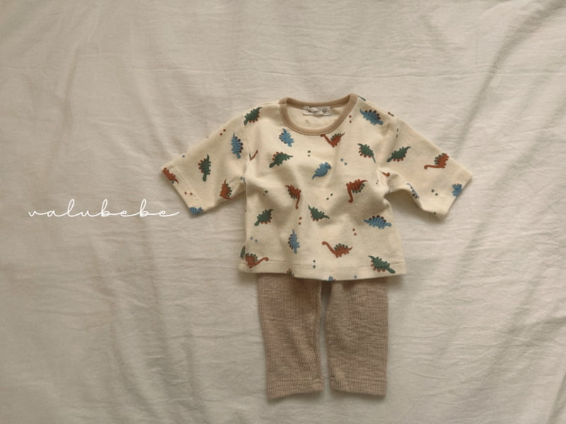 Valu Bebe - Korean Baby Fashion - #babyoutfit - Bebe Dino Combi Set - 2