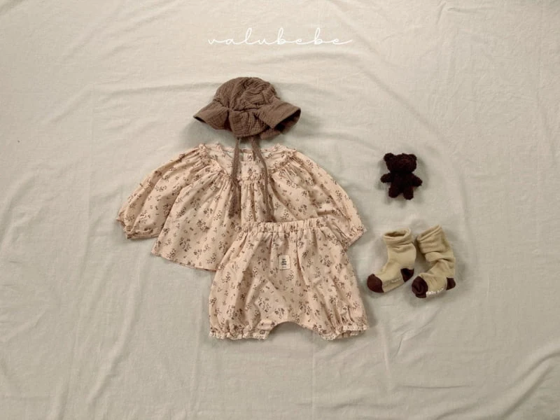 Valu Bebe - Korean Baby Fashion - #babyoutfit - Bebe Flower Bloomer - 2