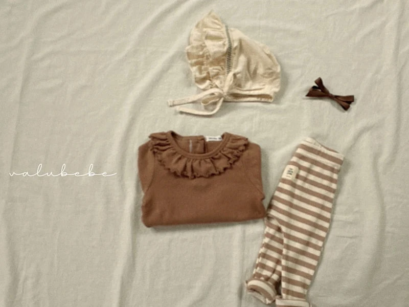 Valu Bebe - Korean Baby Fashion - #babyoutfit - Bebe Stripe Leggings - 11