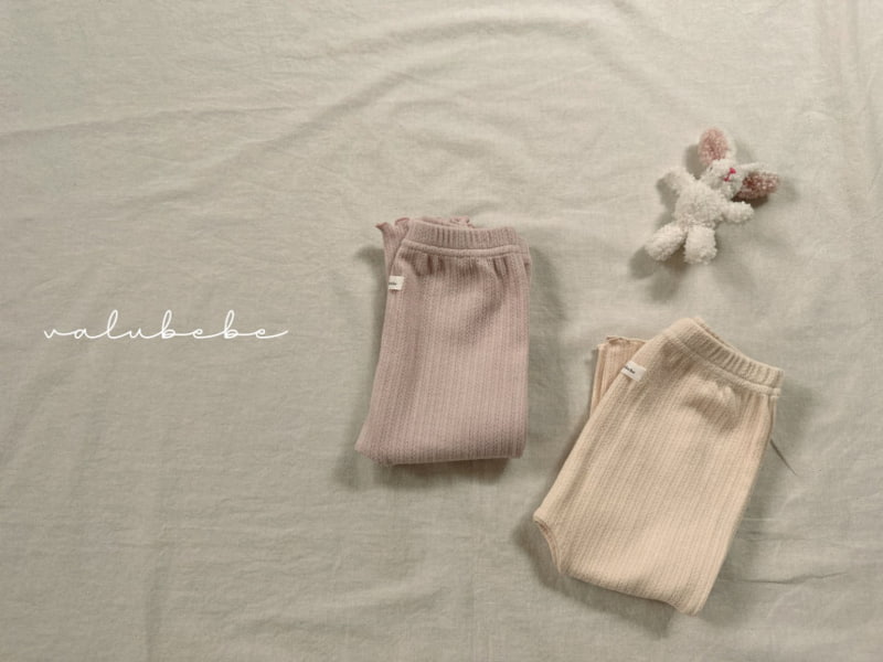 Valu Bebe - Korean Baby Fashion - #babyoutfit - Bebe Embo Leggings - 9