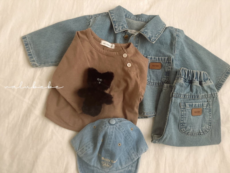 Valu Bebe - Korean Baby Fashion - #babyoutfit - Toy Denim Pants - 7