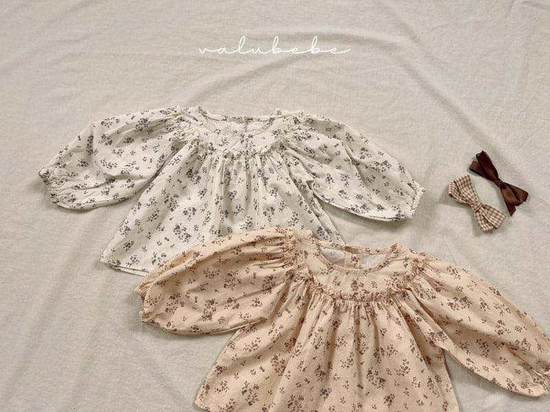 Valu Bebe - Korean Baby Fashion - #babyoutfit - Bebe Floral Blouse - 6