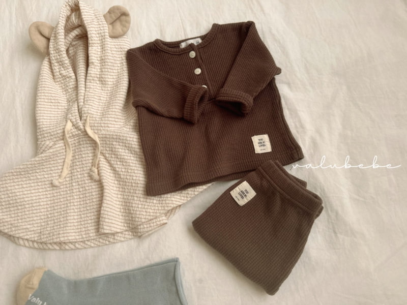 Valu Bebe - Korean Baby Fashion - #babyoutfit - Taro Waffle Pants - 7