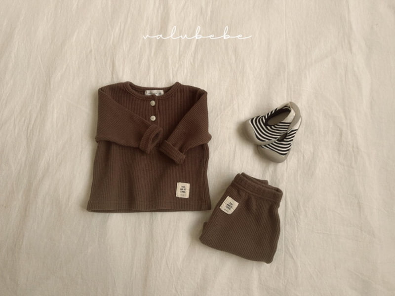 Valu Bebe - Korean Baby Fashion - #babyoutfit - Taro Waffle Pants - 8