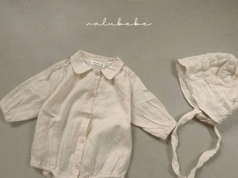 Valu Bebe - Korean Baby Fashion - #babyootd - Bebe Natural Vella Bodysuit - 4