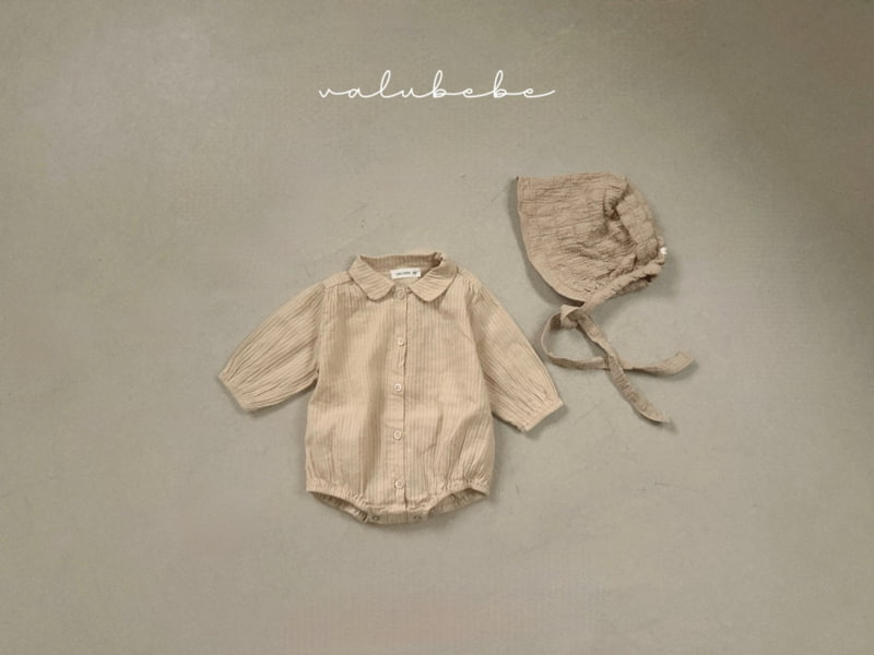 Valu Bebe - Korean Baby Fashion - #babyoutfit - Bebe Natural Vella Bodysuit - 5