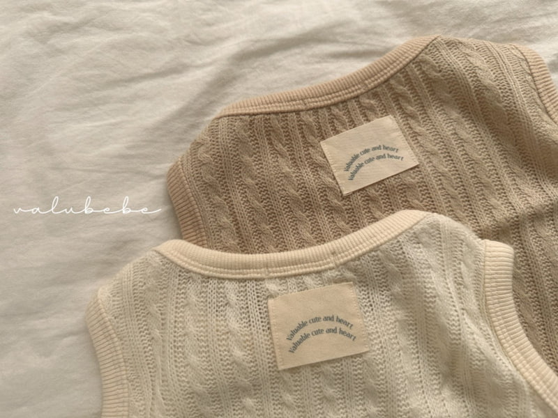 Valu Bebe - Korean Baby Fashion - #babyoutfit - Hazzu Knit Vest - 2