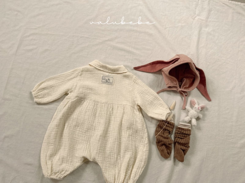 Valu Bebe - Korean Baby Fashion - #babywear - Bebe Pocket Bangbang Bodysuit - 10