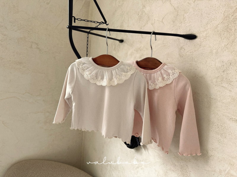 Valu Bebe - Korean Baby Fashion - #babywear - Lace Frill Tee - 7