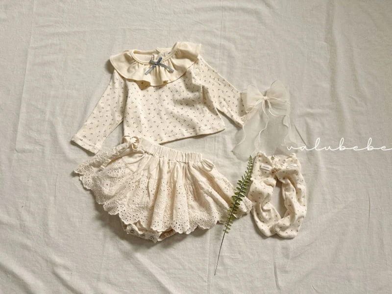 Valu Bebe - Korean Baby Fashion - #babywear - Bebe Lace Skirt Bloomer - 6