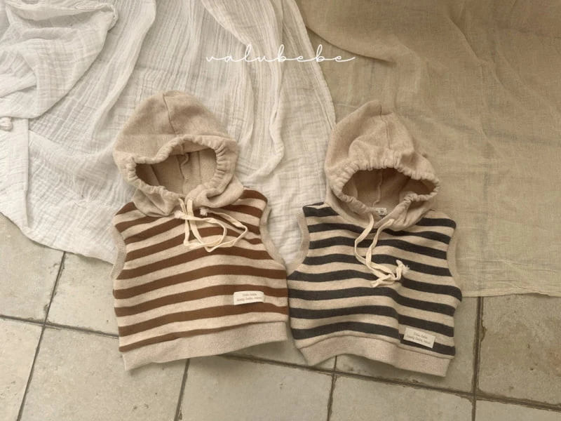 Valu Bebe - Korean Baby Fashion - #onlinebabyboutique - Stripe Hoodie