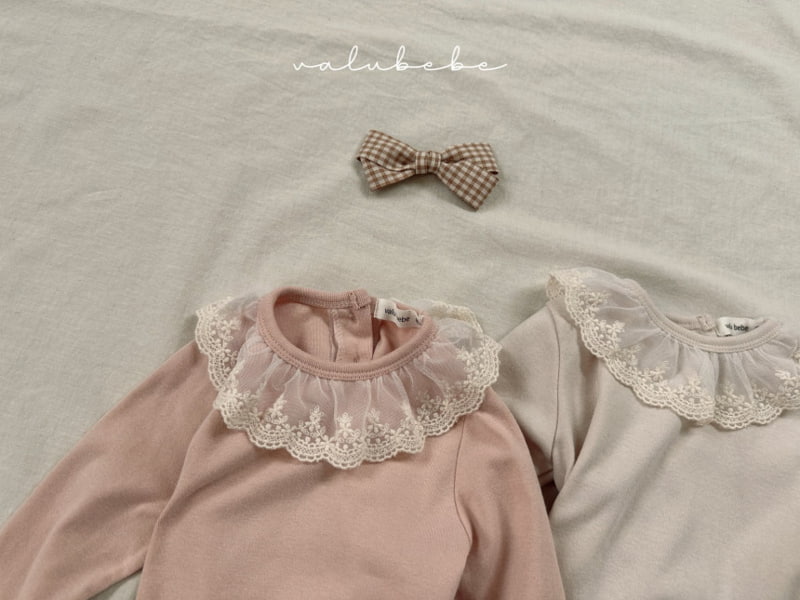 Valu Bebe - Korean Baby Fashion - #onlinebabyshop - Lace Frill Tee - 9