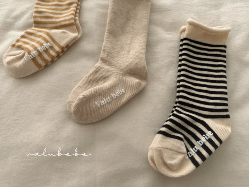 Valu Bebe - Korean Baby Fashion - #onlinebabyshop - Bebe Sunny Combi Socks - 8