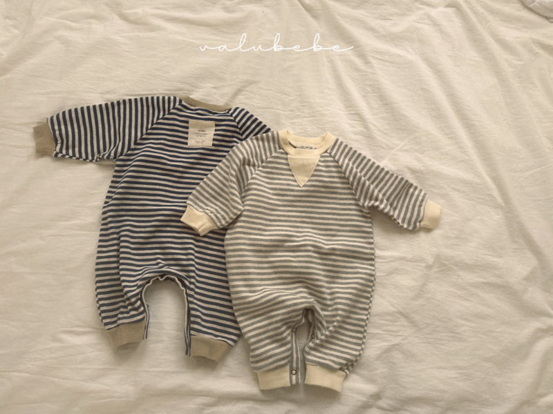 Valu Bebe - Korean Baby Fashion - #smilingbaby - Bebe Stripe Maru Bodysuit