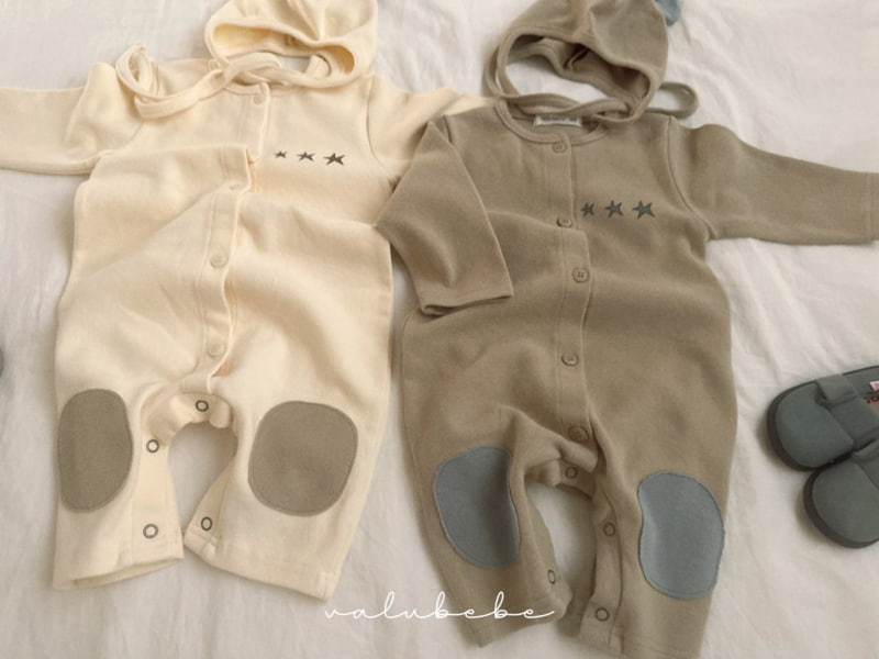 Valu Bebe - Korean Baby Fashion - #smilingbaby - Bebe Powder Bread Patch Boydsuit - 6