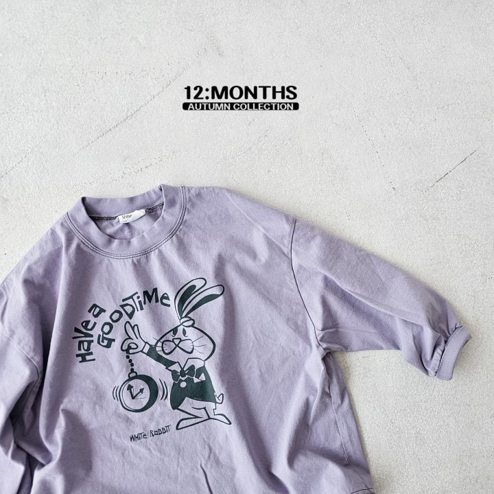 12 Month - Korean Children Fashion - #childrensboutique - Rabbit Clock Tee with Mom - 9