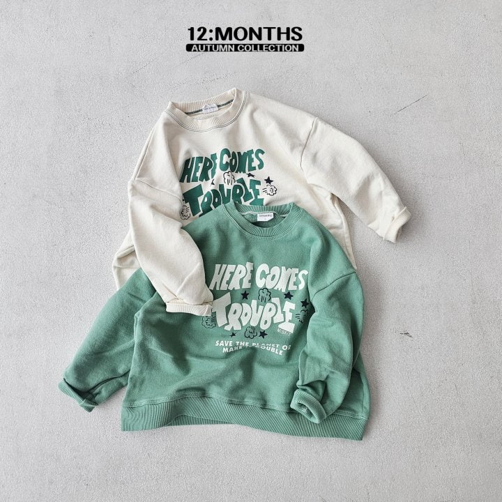 12 Month - Korean Children Fashion - #minifashionista - Trouble Sweatshirts with Mom