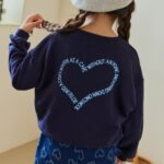 Lettering Heart Sweatshirts