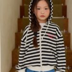 Butter Stripe Hood Zip-up