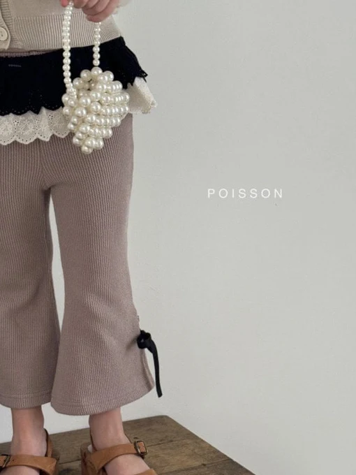 Ribbon Bootscut Pants