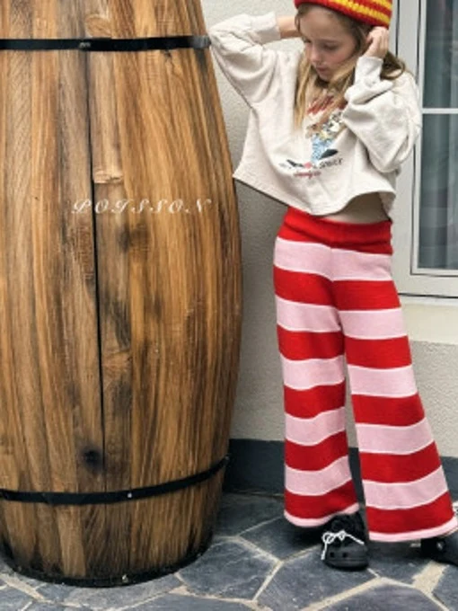 Stripe Knit Pants