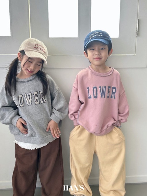 Lower Embroidery Sweatshirts