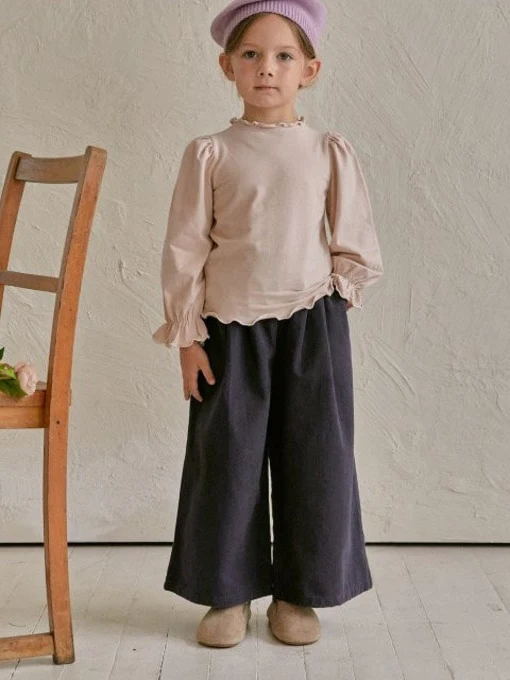 Cotton Pintuck Pants