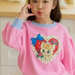 Heart Cat Puff Sweatshirts