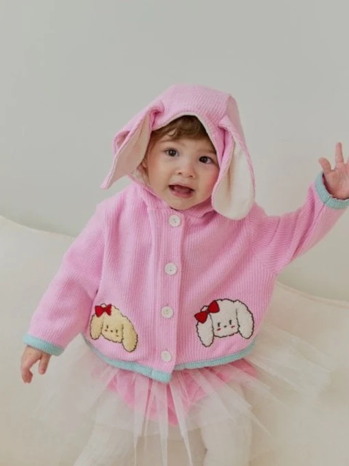 Rabbit Hood Cardigan