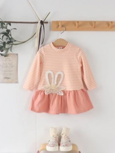 Stripe Rabbit Dress