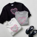 Lettering Heart Crop Tee