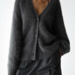 Angora Knit Cardigan