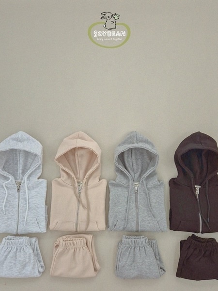 Hood Zip-up Set