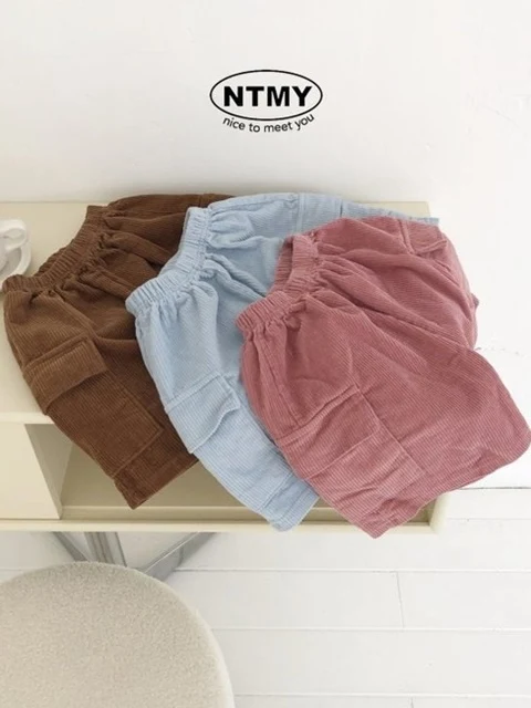 Corduroy Pocket Half Pants