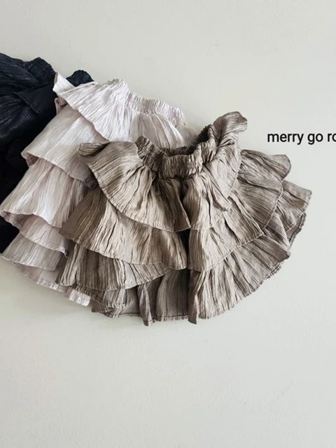 3rd Tier Pleats Skirt