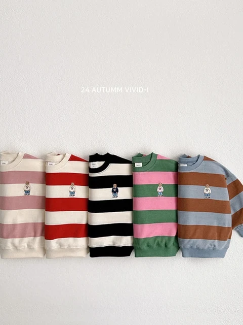 24 Big Stripe Sweatshirts