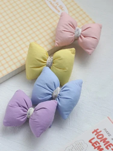 Cotton Cushion Ribbon Hairpin