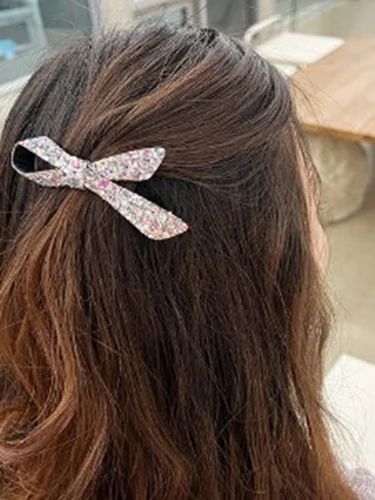 Glitter Tie Hairpin