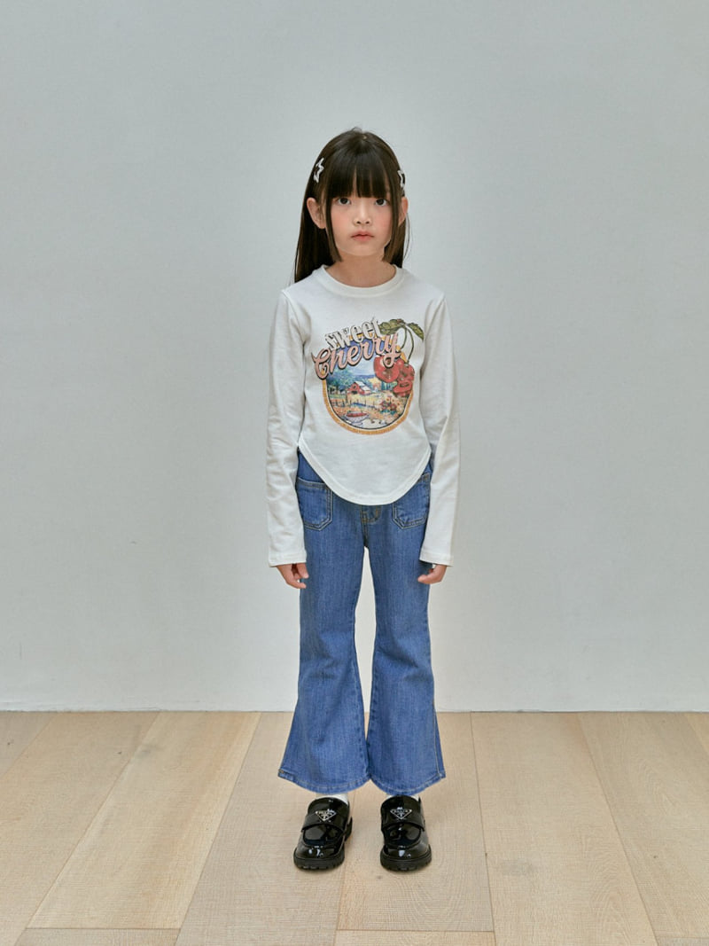 A-Market - Korean Children Fashion - #kidzfashiontrend - Slit Bootscut Pants - 4