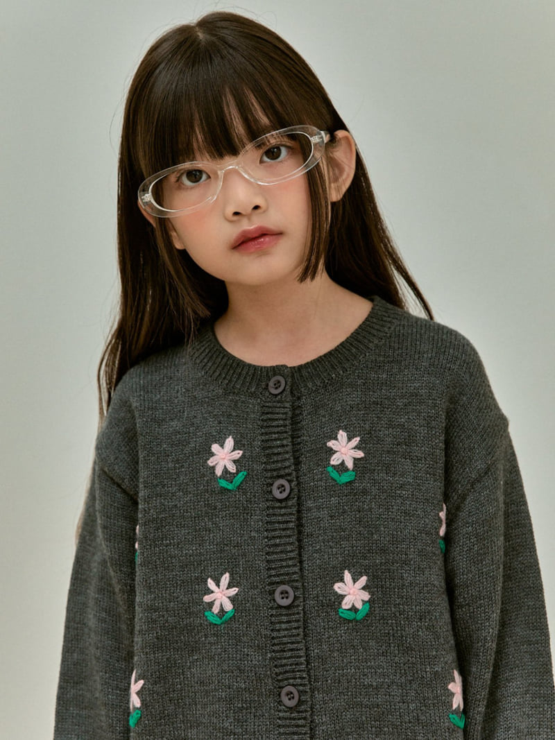 A-Market - Korean Children Fashion - #Kfashion4kids - Flower Cardigan with Mom - 6