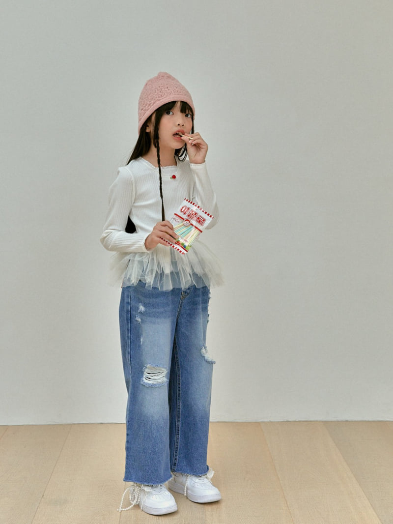 A-Market - Korean Children Fashion - #Kfashion4kids - Vintage Denim Pants - 12