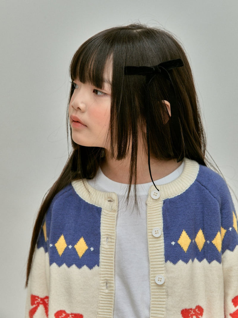 A-Market - Korean Children Fashion - #Kfashion4kids - Velvet Ribbon Hairpin - 8