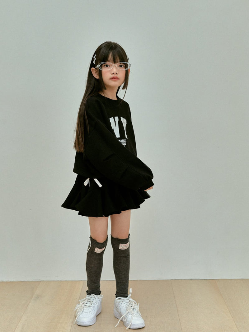 A-Market - Korean Children Fashion - #childofig - Hull Ribbon Skirt Leggings - 3