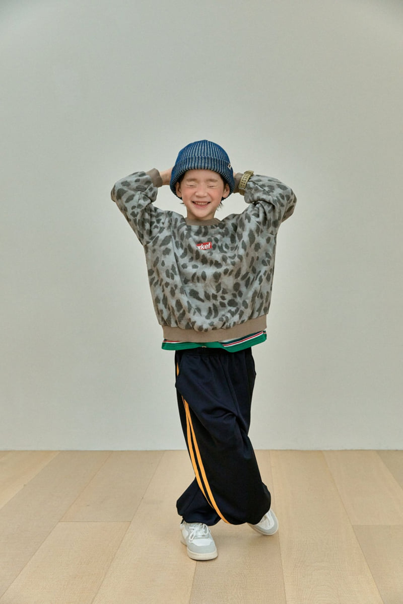 A-Market - Korean Children Fashion - #childofig - Leopard Sweatshirts - 2