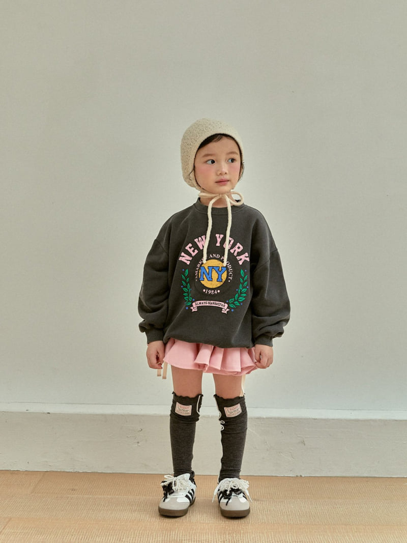 A-Market - Korean Children Fashion - #childofig - New York Pigment Sweatshirts - 7