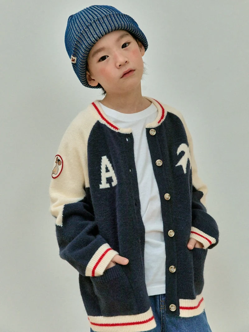 A-Market - Korean Children Fashion - #childofig - A Combi Cardigan - 6