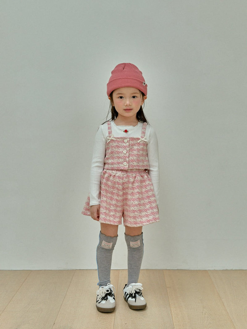 A-Market - Korean Children Fashion - #childofig - Tweed Pants - 2