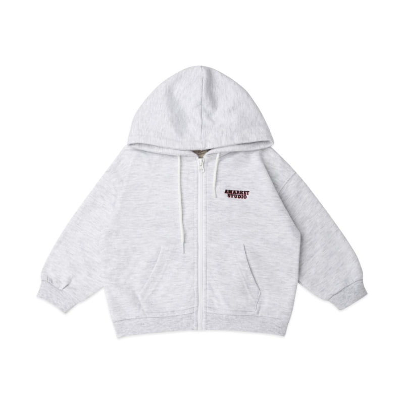 A-Market - Korean Children Fashion - #childrensboutique - Classic Hood Zip-up